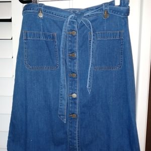 Loft Stretch Denim Skirt